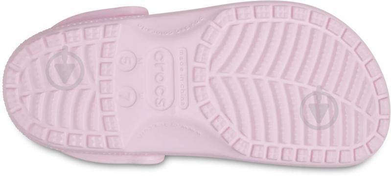 Сабо Crocs Classic Clog 10001-6ZW р.37/38 розовый - фото 6