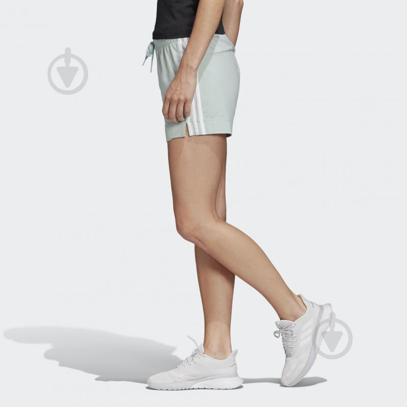 Шорты Adidas W E 3S SHORT FM6685 р. M зеленый - фото 4