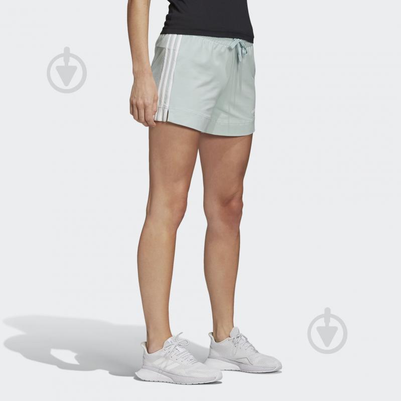 Шорты Adidas W E 3S SHORT FM6685 р. M зеленый - фото 6