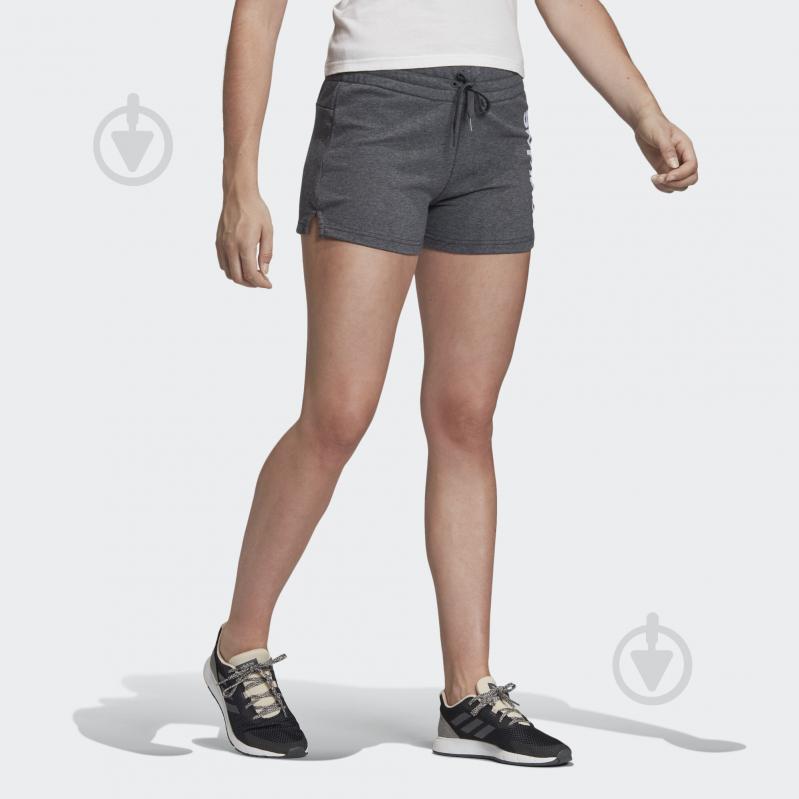 Шорты Adidas W E LIN SHORT FM6686 р. S серый - фото 6 Шорты Adidas W E LIN SHORT FM6686 р. S серый - фото 6