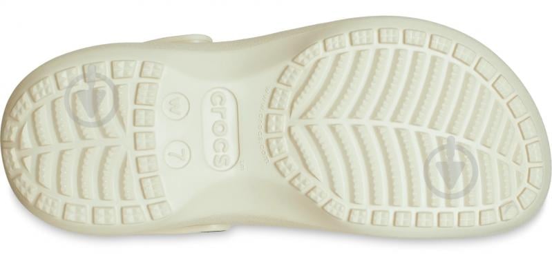 Сабо Crocs Classic Platform Clog 206750-2Y2 р.38/39 бежевый - фото 7