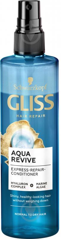Експрес-кондиціонер Gliss Kur Aqua revive для зволоження сухого та нормального волосся 200 мл - фото 2