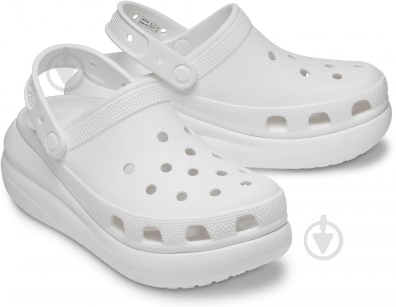 Сабо Crocs Crush Clog Whi 207521-100 р.38/39 белый - фото 3