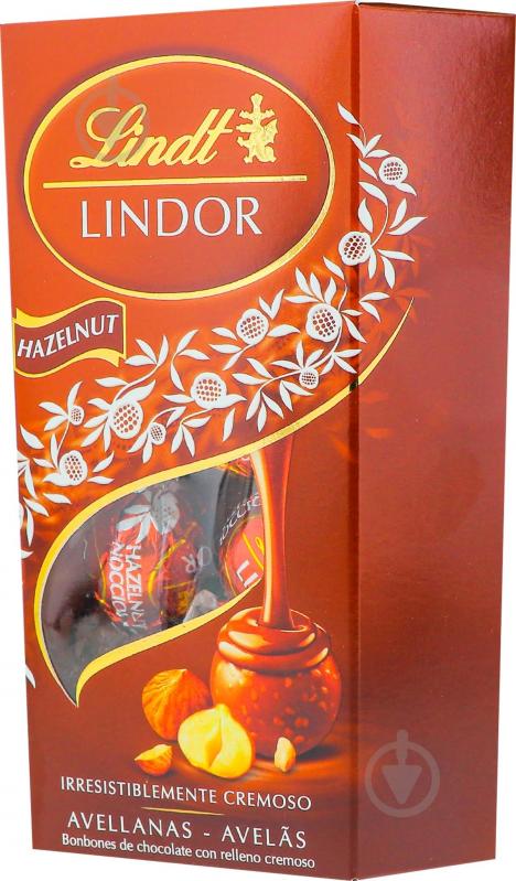 Цукерки LINDT Lindor Hazelnut Cornet 200 г - фото 5