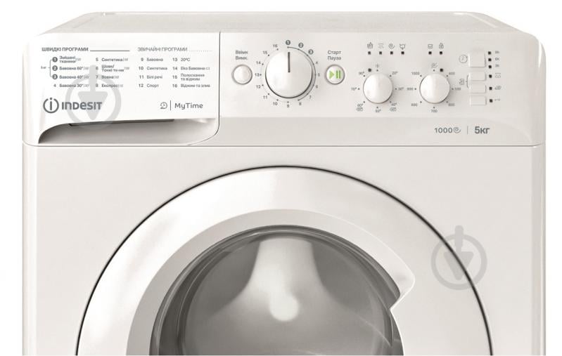 Стиральная машина Indesit OMTWSC 51052 W UA - фото 3