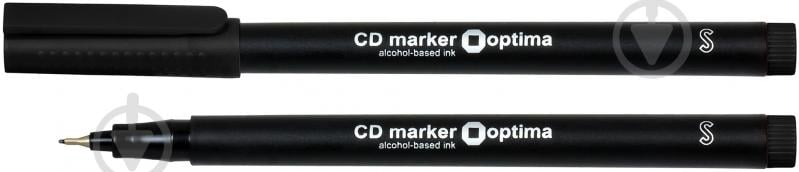 Маркер перманентный Optima 0,4 мм O16108-01 черный - фото 1
