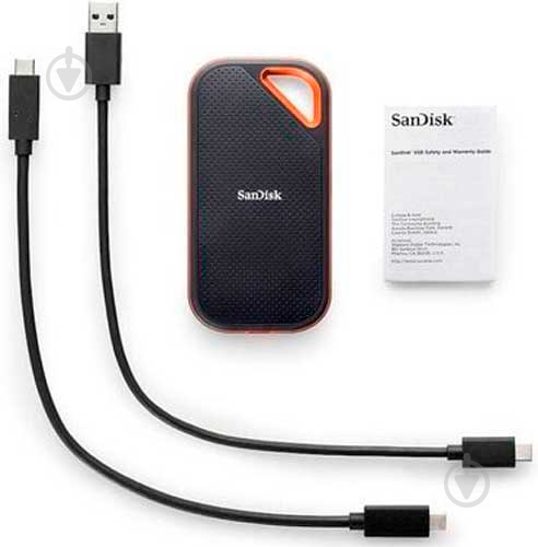 SSD-накопитель SanDisk 2000GB Portable USB 3.2USB Type-C TLC (SDSSDE81-2T00-G25) - фото 4