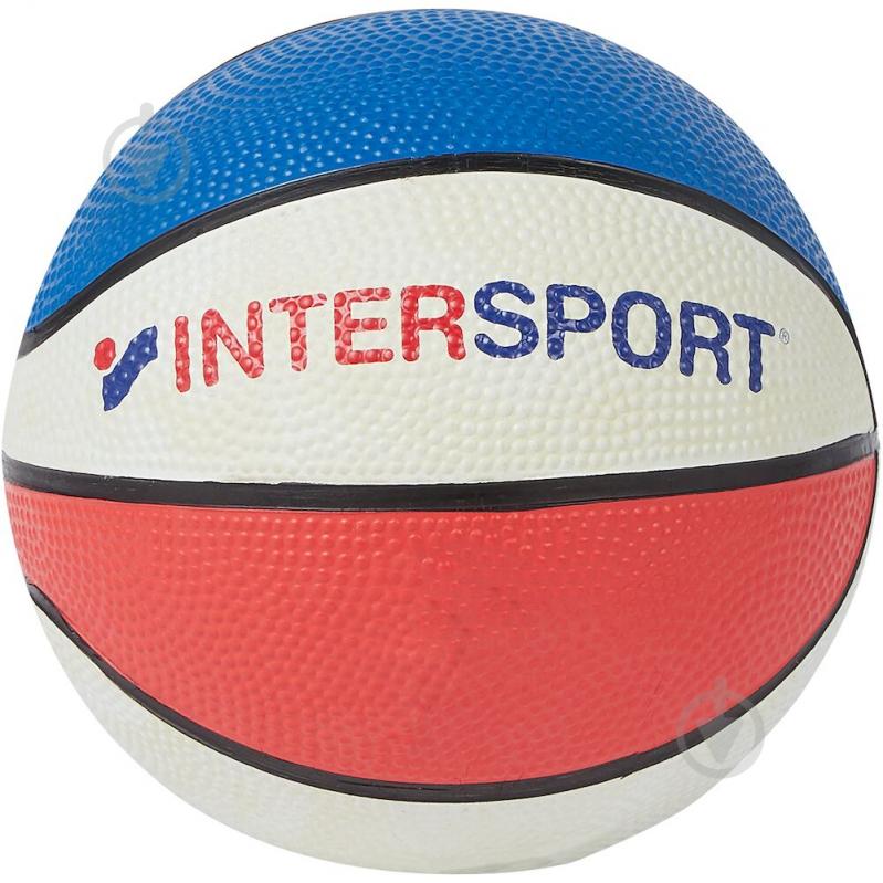 Баскетбольный мяч Intersport PROMO INT 413666-900251 р. 7 сине-красный - фото 1