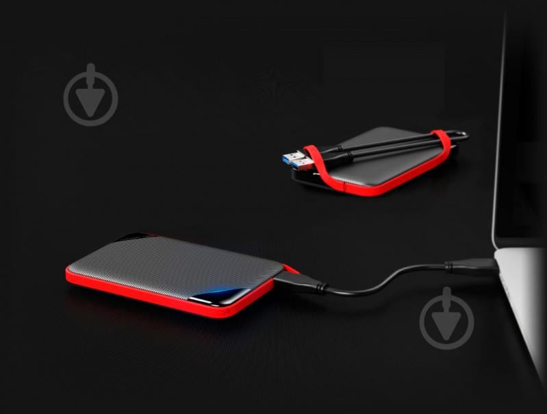 Внешний жесткий диск Silicon Power A62 S 1 ТБ 2,5" USB 3.2USB 3.2 (SP010TBPHD62SS3K) red/black - фото 6