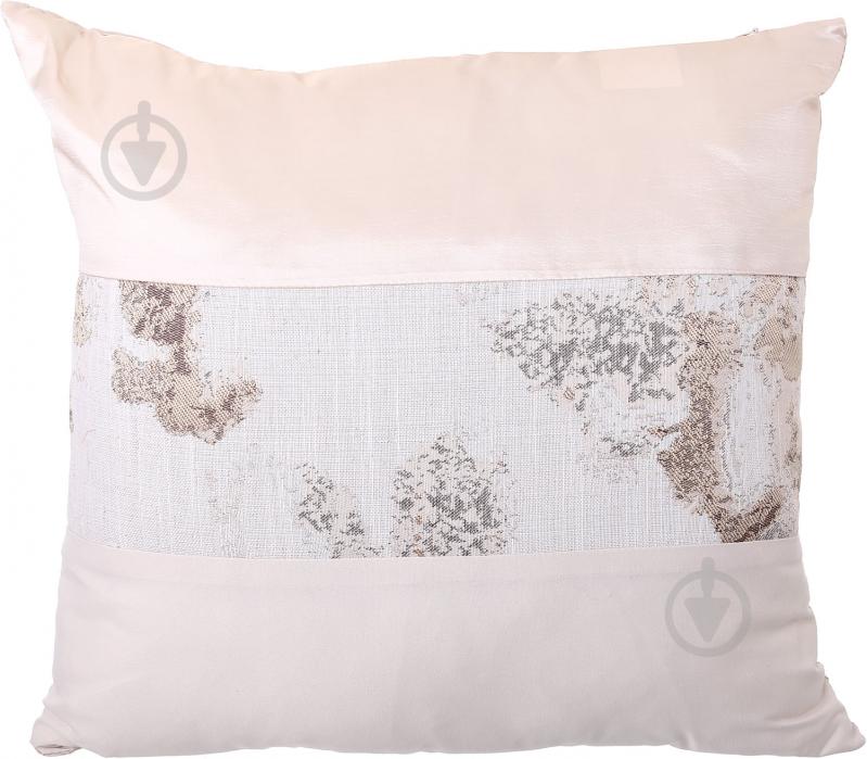 Подушка декоративная Перлен 45x45 см персиковый La Nuit - фото 1