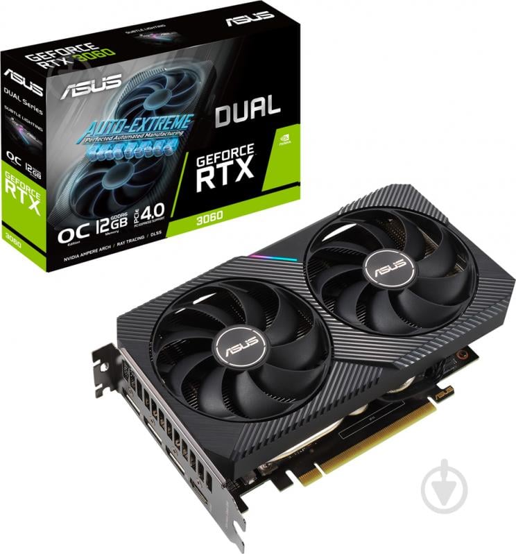 Відеокарта Asus GeForce RTX 3060 Dual OC V2 LHR 12GB GDDR6 192bit (DUAL RTX3060 O12G V2) - фото 4