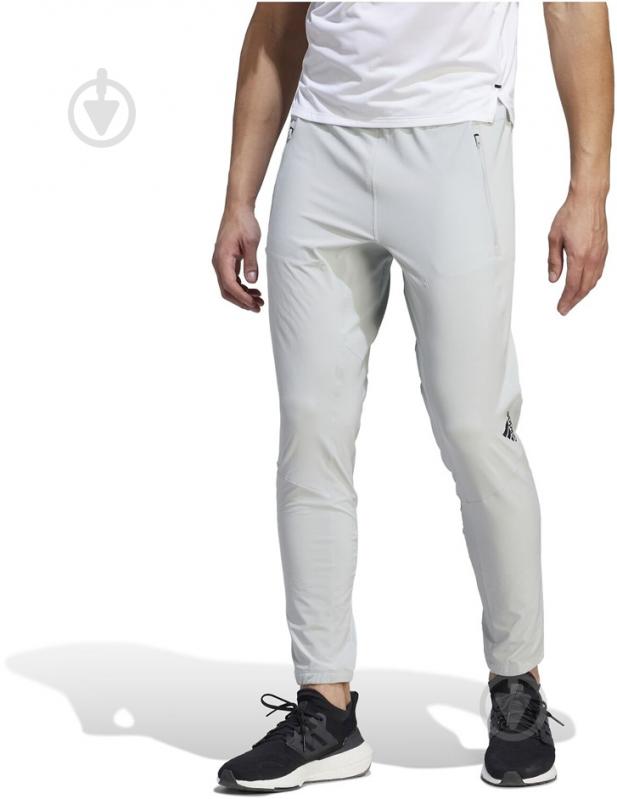 Брюки Adidas D4T Training IL1402 р. S светло-серый - фото 2 Брюки Adidas D4T Training IL1402 р. S светло-серый - фото 2