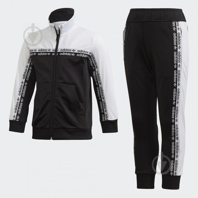 Спортивний костюм Adidas TRACKSUIT FN0938 чорний - фото 1