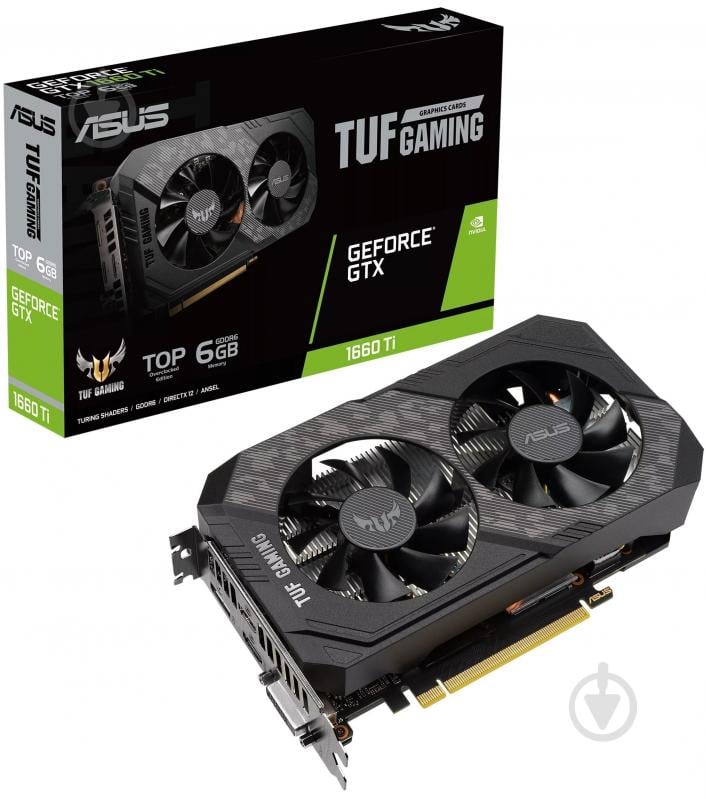 Відеокарта Asus GeForce GTX 1660 Ti GAMING 6GB GDDR6 192bit (TUF GTX1660TI T6G EVO GA) - фото 14