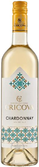 Вино Cricova Chardonnay Національне сухе біле 0,75 л - фото 1