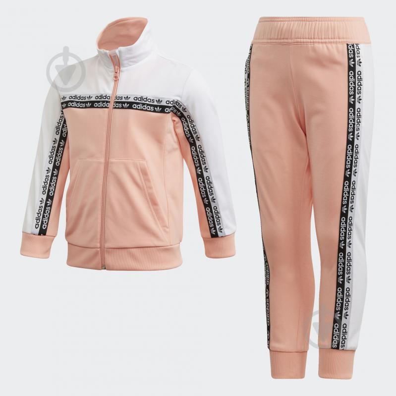 Спортивний костюм Adidas TRACKSUIT FN0939 рожевий - фото 1