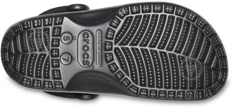 Сабо Crocs Classic Clog 10001-001 р.38/39 черный - фото 6