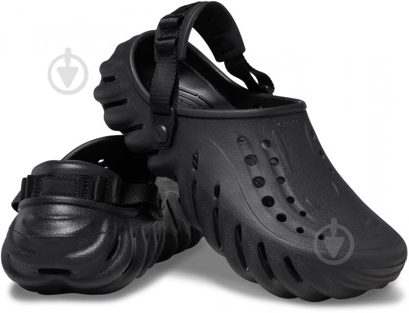 Сабо Crocs Echo Clog Blk 207937-001 р.38/39 черный - фото 3