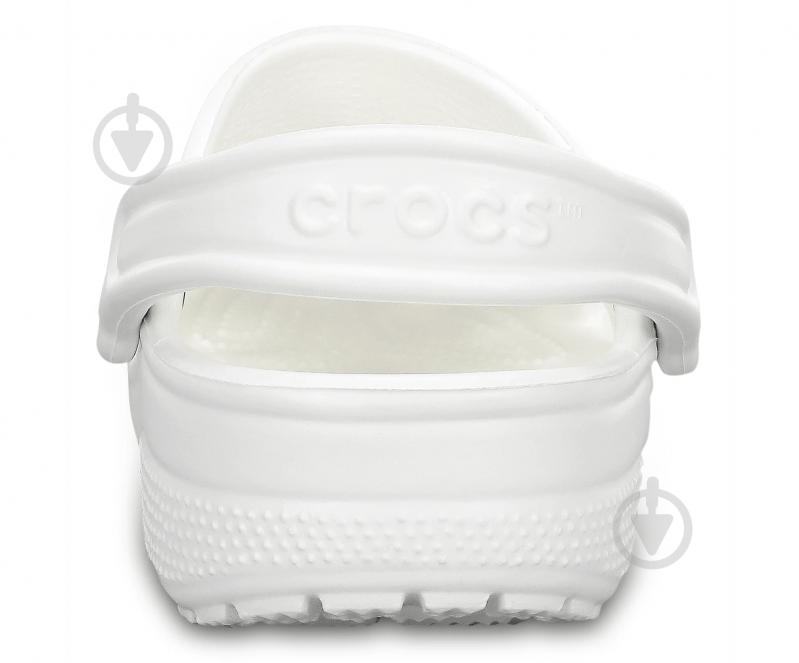 Сабо Crocs Classic Clog 10001-100 р.38/39 белый - фото 3