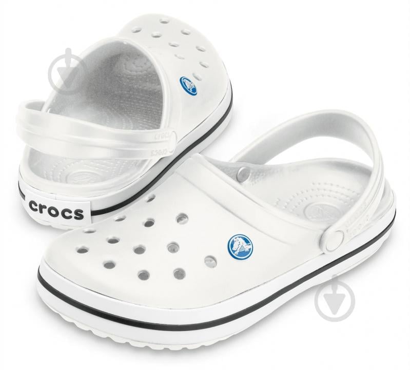 Сабо Crocs Crocband™ Clog 11016-100 р.38/39 белый - фото 3
