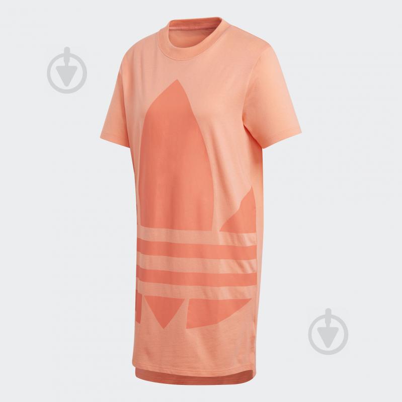 Платье Adidas LRG LOGO DRESS FR7172 р.34 оранжевый - фото 1