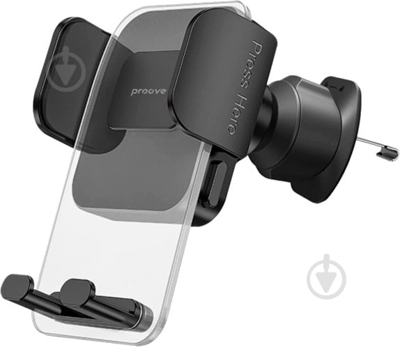 Держатель для мобильного телефона Crystal Clamp Plus Air Outlet Car Mount (CHCCP0000001) Proove черный - фото 1 Держатель для мобильного телефона Crystal Clamp Plus Air Outlet Car Mount (CHCCP0000001) Proove черный - фото 1