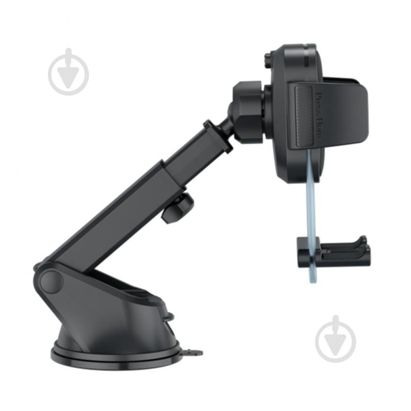 Держатель для мобильного телефона Crystal Clamp Suction Type Car Mount (CHCS00000001) Proove черный - фото 4