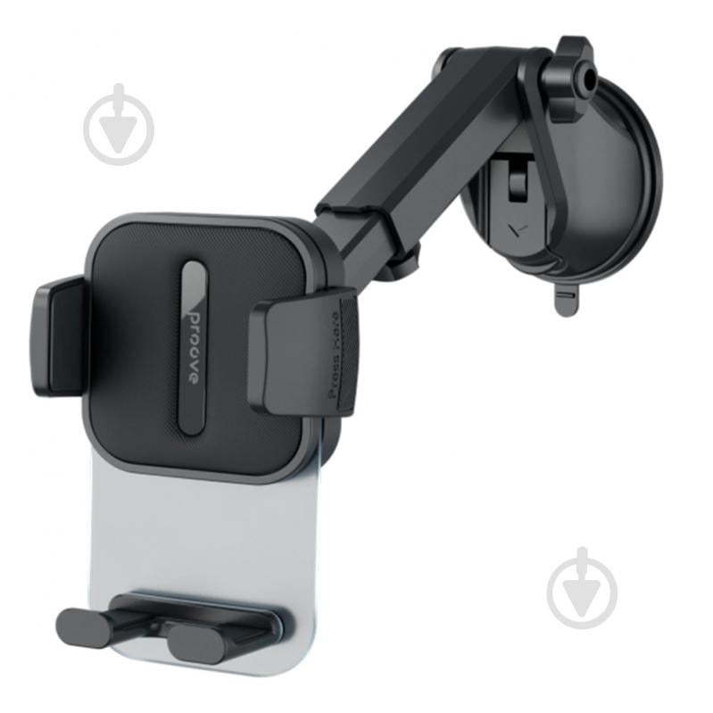 Держатель для мобильного телефона Crystal Clamp Suction Type Car Mount (CHCS00000001) Proove черный - фото 6