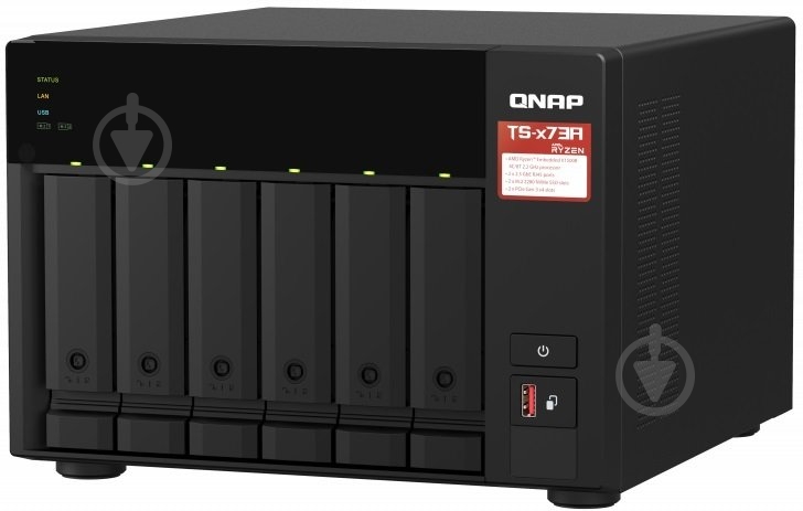 Сетевое хранилище QNAP TS-673A-8G - фото 5