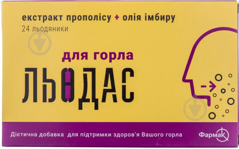 Льодас для горла льодяники - фото 1 Льодас для горла льодяники - фото 1