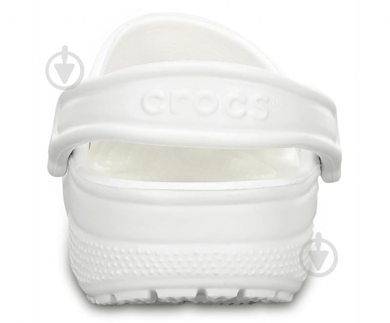 Сабо Crocs Classic Clog 10001-100 р.39-40 белый - фото 3