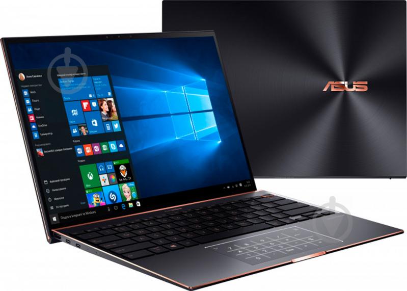 Ноутбук Asus ZenBook S UX393EA-HK022R 13,9 (90NB0S71-M01230) jade black - фото 1