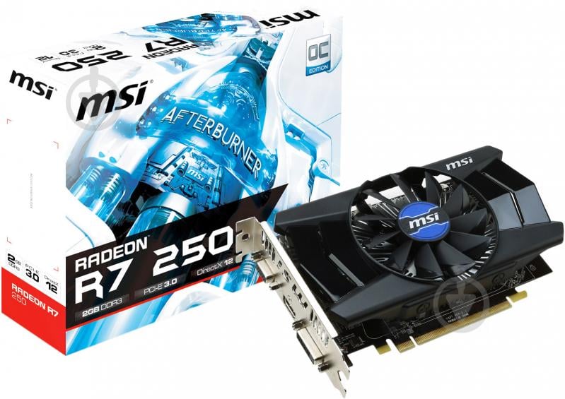 Відеокарта MSI Radeon R7 250 2GB GDDR3 128bit (R7_250_2GD3_OCV1) - фото 6