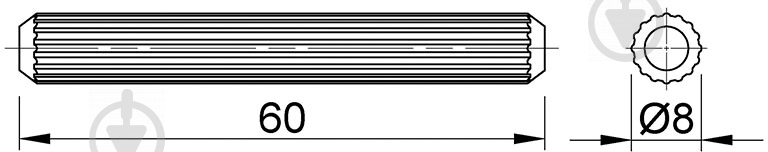 Шкант деревянный бук 10х40 мм 1000 шт. 63029 Muller - фото 3