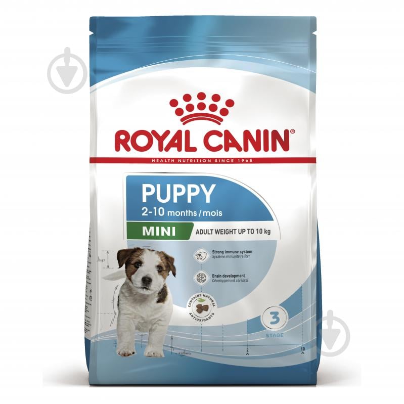 Корм сухой для щенков для малых пород Royal Canin Mini Puppy 0,8 кг (домашняя птица, рис, кукуруза) 800 г - фото 1