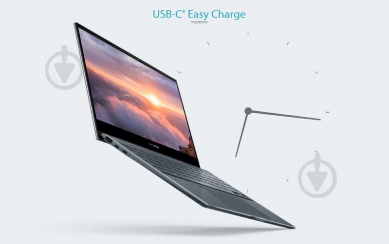 Ноутбук Asus ZenBook Flip UX363EA-HP044R 13,3 (90NB0RZ1-M07360) pine grey - фото 23