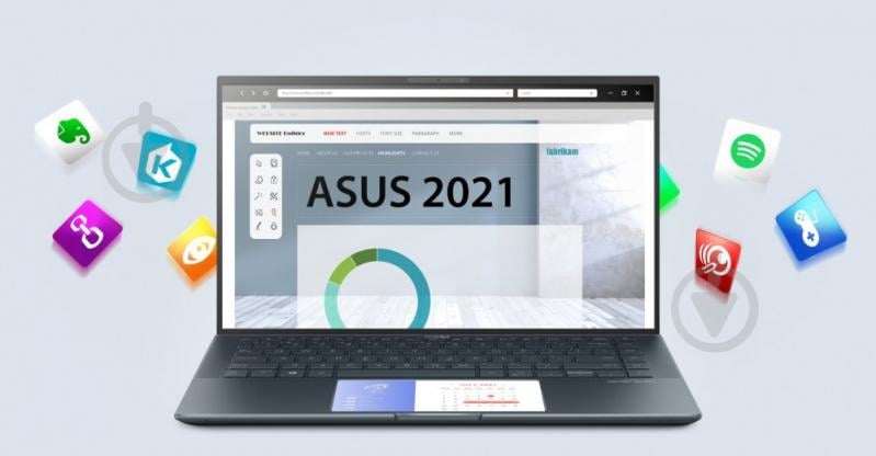 Ноутбук Asus ZenBook UX435EG-A5009R 14 (90NB0SI1-M03320) pine grey - фото 24