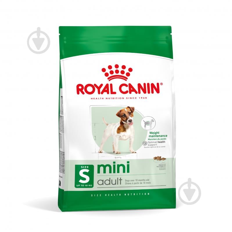 Корм сухий для дорослих собак для малих порід Royal Canin MINI ADULT 0,8 кг (свійська птиця, рис, кукурудза) 800 г - фото 1