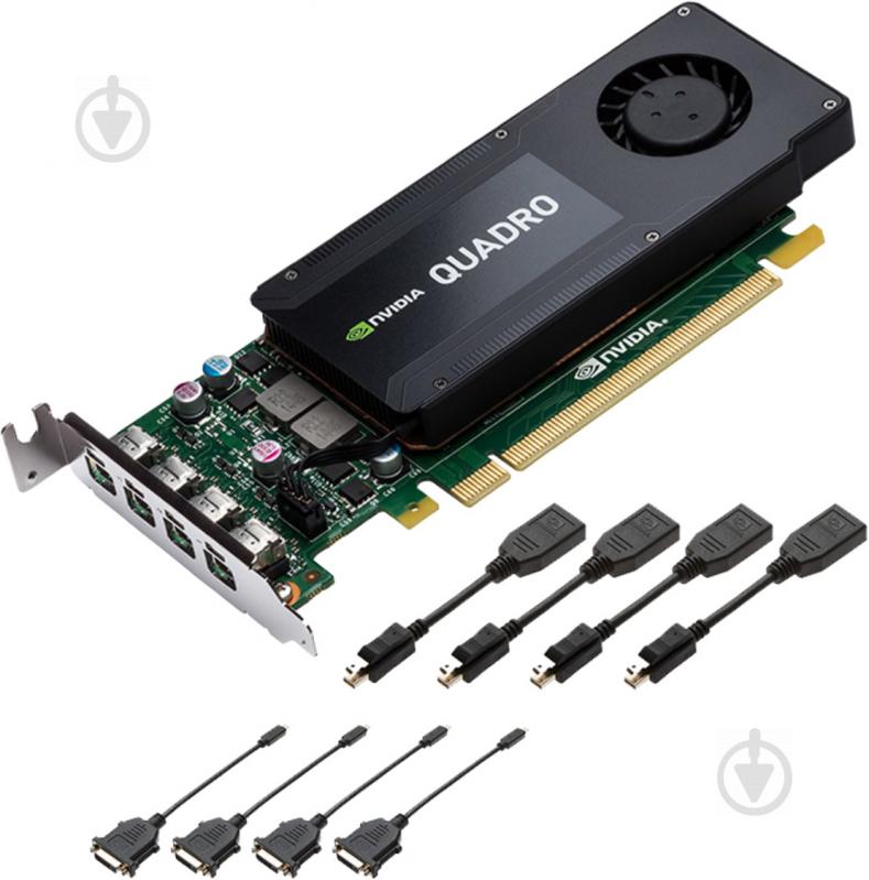 Видеокарта PNY Quadro K1200 4GB GDDR5 128bit (VCQK1200DVI-PB) - фото 5