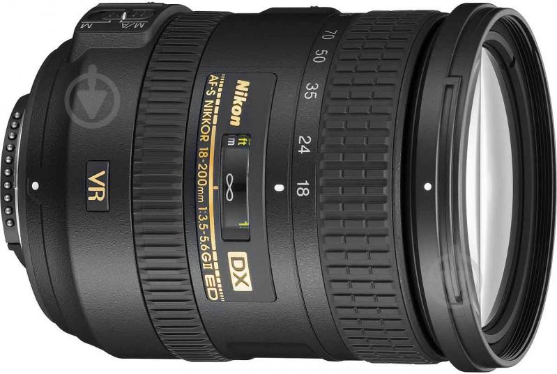 ᐉ Объектив Nikon 18-200mm f3.5-5.6G AF-S DX ED VR II • Купить в Киеве,  Украине • Лучшая цена в Эпицентре