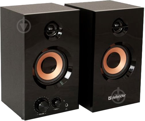 Акустична система Defender Aurora S20 2.0 black 20Вт (RMS) MDF - фото 2