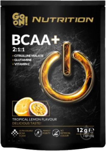 Аминокислотная смесь GO ON NUTRITION BCAA лимонный 400 г 80 порц. - фото 1