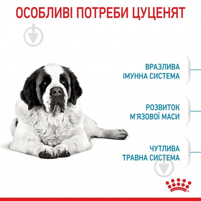 Корм сухой Royal Canin GIANT JUNIOR 15 кг (домашняя птица, рис, кукуруза) 15 кг - фото 3