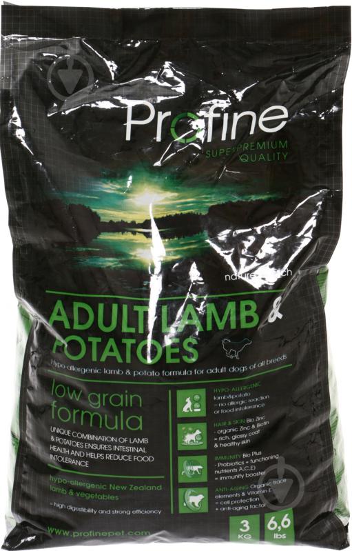 Корм для усіх порід Profine Adult Lamb з ягням 3 кг 130044 3 кг - фото 1