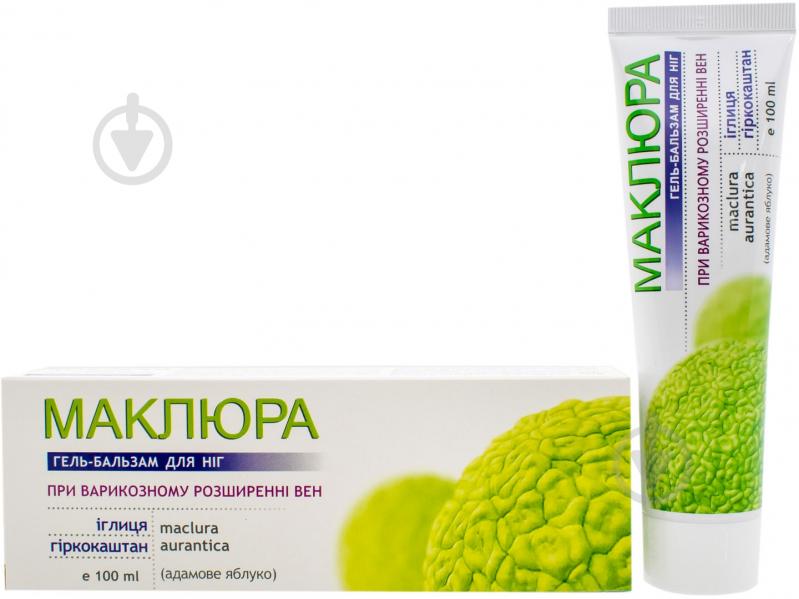 Маклюра Иглица Каштан при варикозном расширении вен гель-бальзам для ног 100 мл - фото 1 Маклюра Иглица Каштан при варикозном расширении вен гель-бальзам для ног 100 мл - фото 1