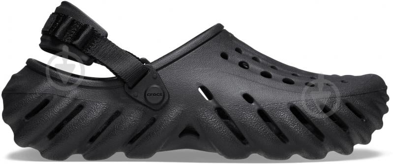 Сабо Crocs Echo Clog Blk 207937-001 р.45/46 черный - фото 1