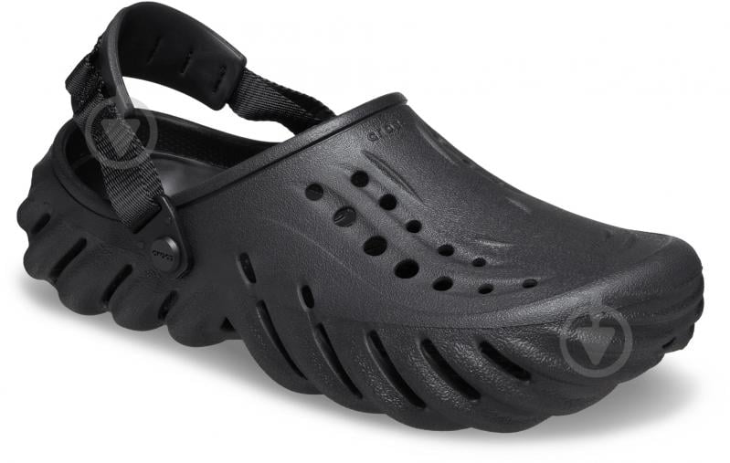 Сабо Crocs Echo Clog Blk 207937-001 р.45/46 черный - фото 2