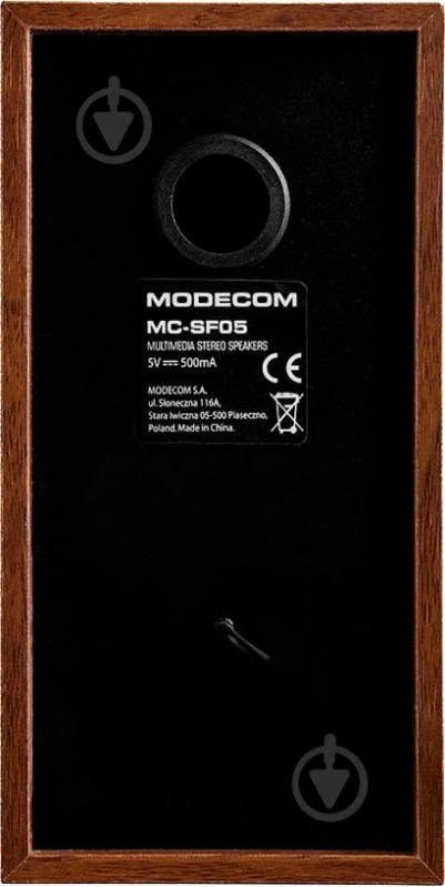 Акустическая система Modecom MC-SF05 2.0 black 5Вт USB - фото 4