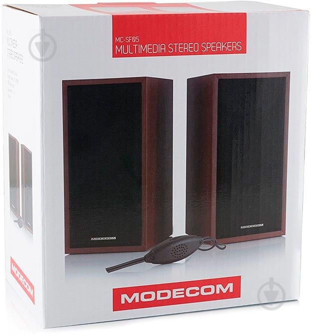 Акустическая система Modecom MC-SF05 2.0 black 5Вт USB - фото 7