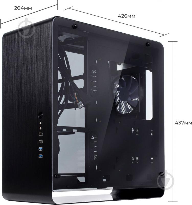 Корпус QUBE Hawk Black (QBX4A_WBNU3) - фото 15